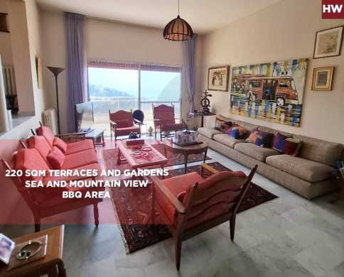 Prime location, sea, mountain view, terrace,keserouan, fatqa/فتقا REF#HW137752
