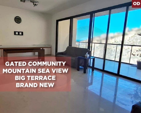 Mountain sea view, terrace, metn, nabay/نباي REF#OD137704