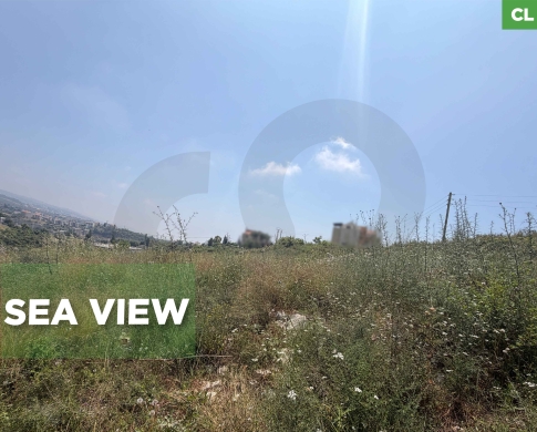 LAND/ beautiful sea view/Eddeh, Jbeil/إده – جبيل/REF#CL137711 !