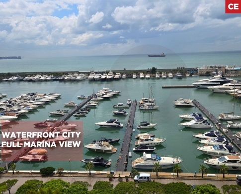 Waterfront City/Full Marina View/إطلالة على المارينا/ REF#CE137632 !