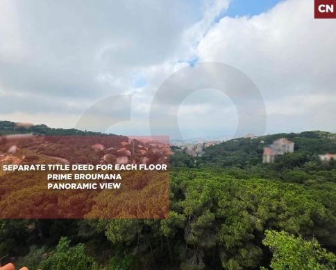 open view, prime mounir street, Broummana, Metn/برمانا REF#CN137566