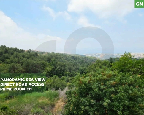 LAND/Roumieh, Metn/ full panoramic view/رومية / REF#GN137545 !