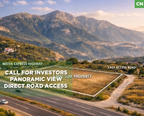 Panoramic Land/Direct road access/Metn - Baabdat/بعبدات/REF#CN137530