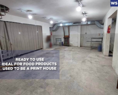 Warehouse,450 sqm, prime area, Msaytbeh, Beirut/المصيطبة REF#WS137516