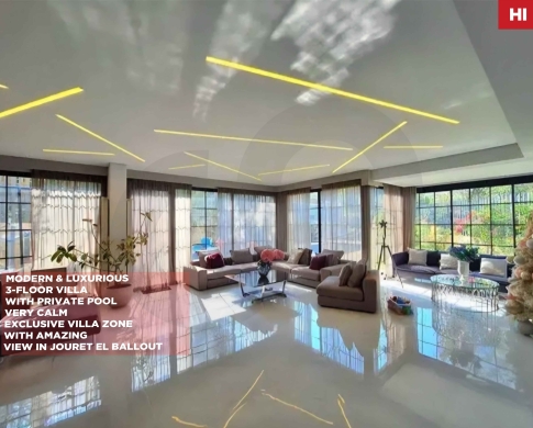VILLA/Broummana, Metn/برمانا/unobstructed views/POOL/ REF#HI137491 !