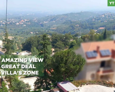 LAND/ Kfarfou,Zgharta كفرفو /Zoning: 25/50/OPEN VIEW / REF#YT137477 !