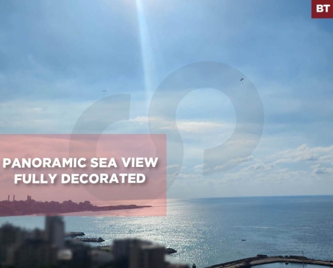 Panoramic sea view, roof, Sahel Alma, Keserouan/ساحل علما REF#BT137435