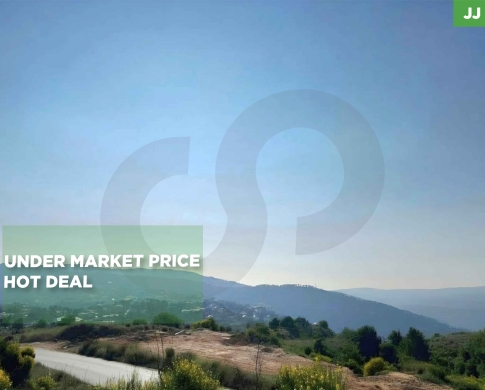 Prime land/Zaarour, Metn/زعرور panoramic mountain view/ REF#JJ137399