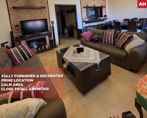 Calm area/Mansourieh, Metn/منصورية/Fully Furnished/ REF#AH137355 !