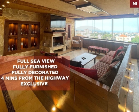 sea view, triplex, decorated, furnished, Aamchit, Jbeil/عمشيت REF#NI137352