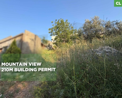 LAND/Aabeidat,Jbeil/beautiful mountain view/عبيدات/ REF#CL137337 !