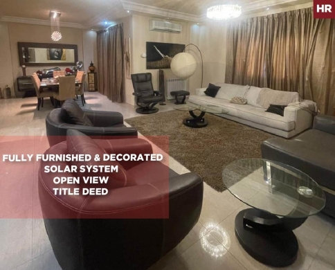 Open view, fully furnished, prime area, Aley /عاليه REF#HR137126