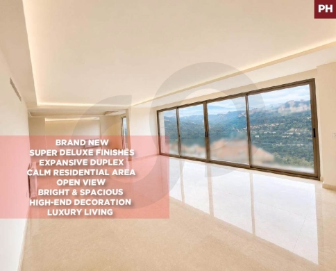 Brand-New, Deluxe Duplex, Open View, metn, mansourieh/منصوريه REF#PH137010
