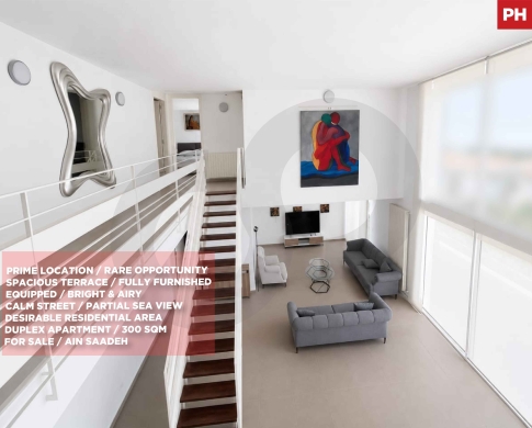 Prime and highly desirable location in Ain Saadeh,METN/Sea View/ عين سعادة/ REF#PH137009 !