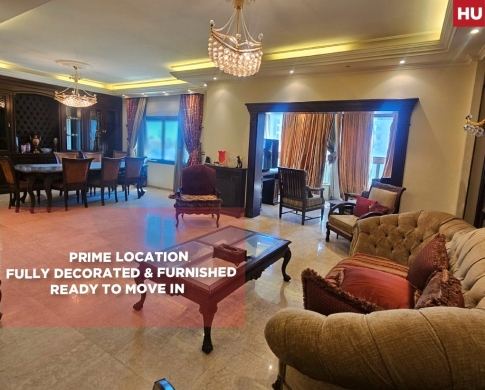 Prime Location ,Fully decorated & furnished ,Ready to move in,Jnah-Beirut/ الجناح REF#HU136921