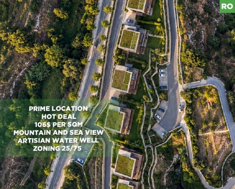 Greenery and beautiful open views, Very Prime Location with 3 Road Access, Bchamoun -Aley/ بشامون REF#RO136910