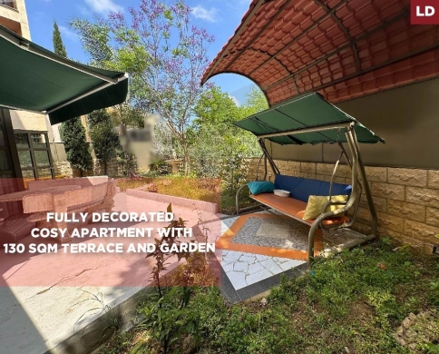 Terrace, garden, Fully Decorated, baabda, blaybel/بليبل REF#LD136770