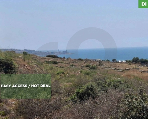 LAND/JIYYEH,CHOUF/الجية / Zoning 25 / 75/ 1 minute away from the highway / REF#DI136642 !