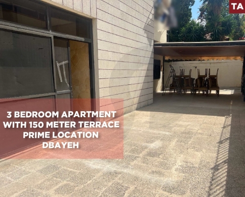 Terrace, Prime Location, metn, dbaye/ضبيه REF#TA136466