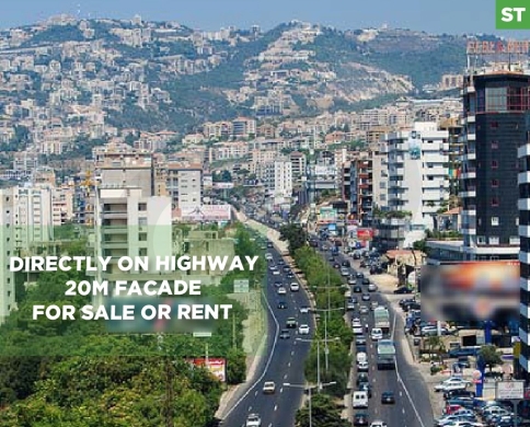 Prime location, on highway, keserouan, haret sakher/حارة صخر REF#ST136452