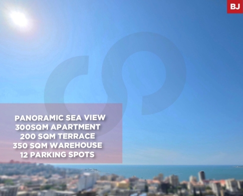 Panoramic Sea View,200sqm terrace,Jounieh,Keserouan/جونيه REF#BJ136192