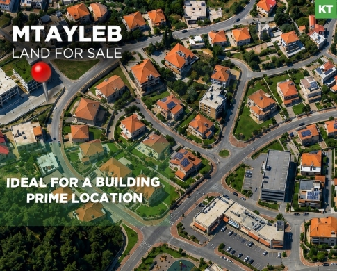 2 lands for sale in a prime location in Mtayleb/مطيلب REF#KT136037