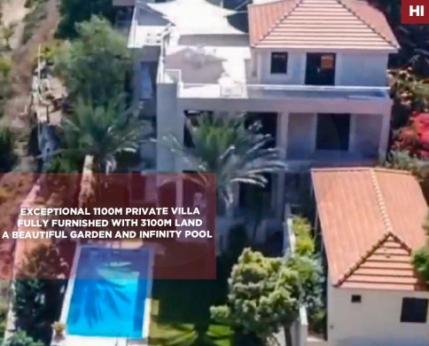 infinity pool, garden,furnished, Saida, maghdouche/مغدوشه REF#HI136035