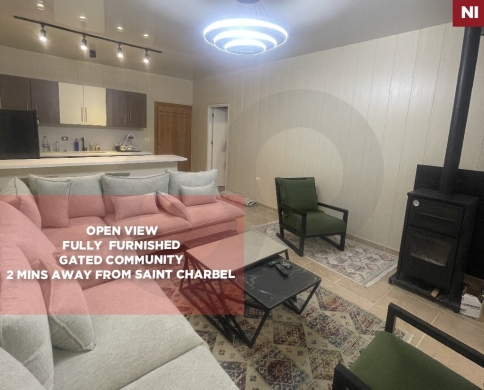 open view, prime area, fully furnished, Ehmej, Jbeil/إهمج REF#NI136029
