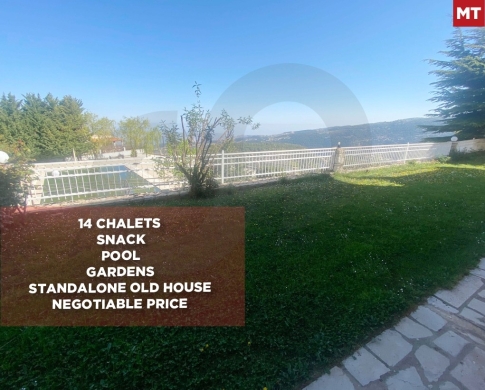 Resort,14 Chalets,Snack, Pool,Gardens,Zgharta Town/زغرتا REF#MT135842