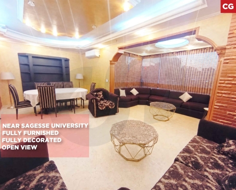Furnished/Open View/Furn El Chebbak, Baabda/فرن الشباك/ REF#CG135804 !