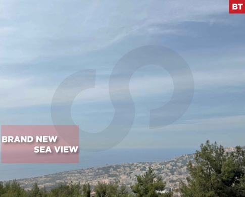 3 balconies/Sea and Mountain view/KfarHbab/كفرباب/ REF#BT135603 !