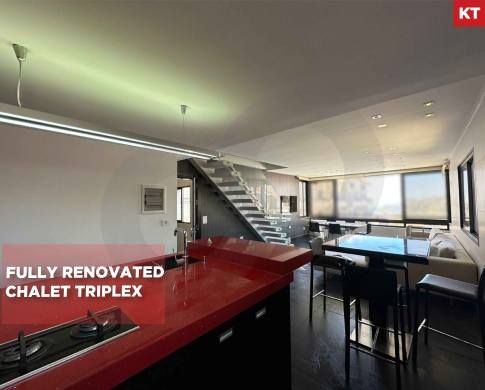 CHALET/Triplex/Faitroun/فيطرون/Panoramic view/REF#KT135541 !