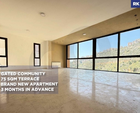 Terrace/Electricity 24/7/Antelias/انطلياس/ELEVATOR/ REF#RK135415 !