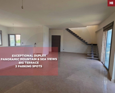 Mountain, Sea Views, terrace,Jouret Al Ballout/جورة البلوطREF#HI135322