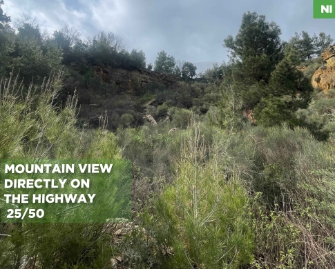 LAND/Ain Ed Delb, Saida/80m road frontage/عين دلبة/ REF#NI135177 !