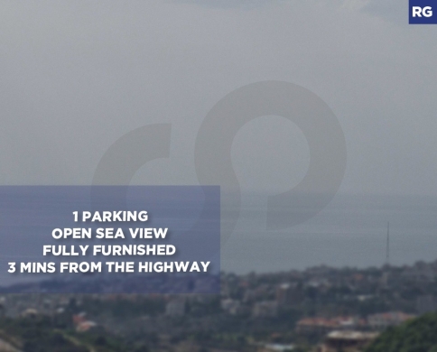 1 Parking, open sea view, calm area, Hboub/حبوب REF#RG132130