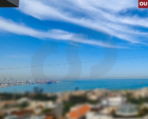 Panoramic sea view, pool, 3 parking, gym, Rabieh/الرابية REF#OU135040
