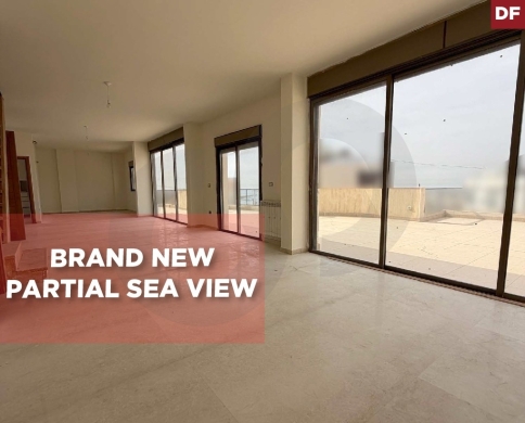 sea view, covered parking, terrace, Naccache/نقاش REF#DF134917