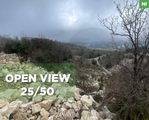 Beautiful open mountain view , Open View , Mechmech/مشمش REF#NI134845