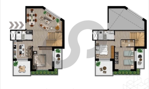 Duplex apartment for sale in Btouratij-koura/بتوراتيج REF#MT134790 — 2