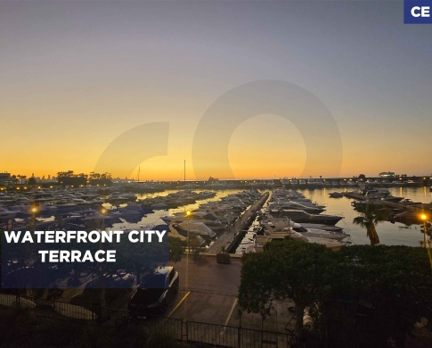 Waterfront City with terrace/STORAGE ROOM/ REF#CE134115 !