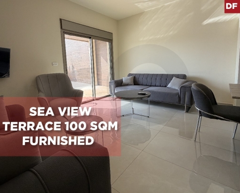 parking, sea view, terrace, Furnished , Dbaye/ضبية REF#DF133945