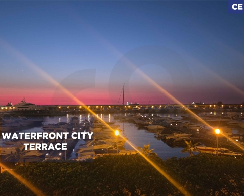 Waterfront City with terrace/Storage Room/Dbaye/ضبية/REF#CE133857 !