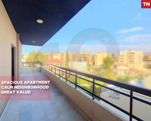3 Large Balconies/Akbeh/Zgharta/عقبة/calm area/ REF#TN133830 !