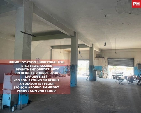 Strategic Location ,Warehouses for sale in Mkalles/مكلس REF#PH133747