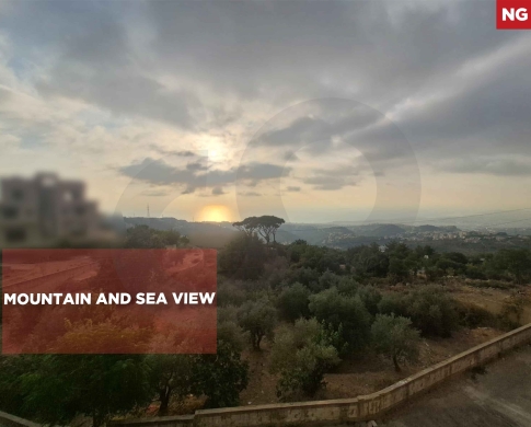 PRIME LOCATION,AINAB/ALEY/عيناب/ mountain and sea view/ REF#NG139898 !