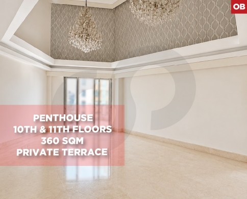 PENTHOUSE/Private Terrace/modern building/Beirut/Ras Al Nabaa-رأس النبع/REF#OB139899