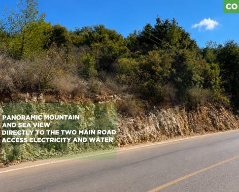 LAND/panoramic mountain and sea view/MAAYSRAH,KESEROUAN/المعيصرة/REF#CO139893 !