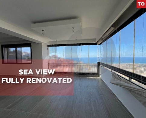 parking, sea and mountain view, renovated, Mtayleb/مطيلب REF#TO133686