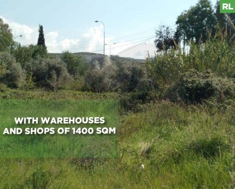 land With Warehouses and Shops of 1400 sqm, Batroun/بترون REF#RL133629